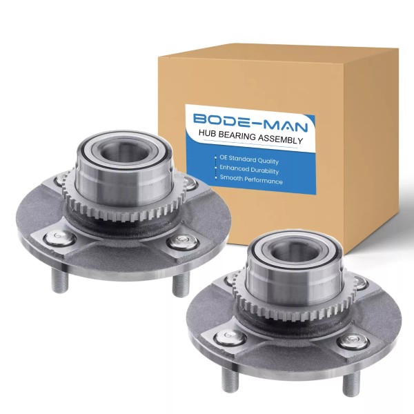 Bodeman 4-Lug Pair Rear Wheel Hub & Bearing w/ ABS