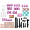 kimllier 123PCS Professional TIG Welding Torch Kit – Gas Lens,