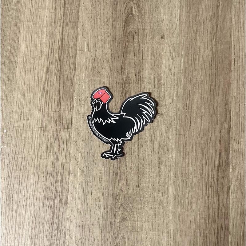 Weld Rooster Sticker - Size: 4"