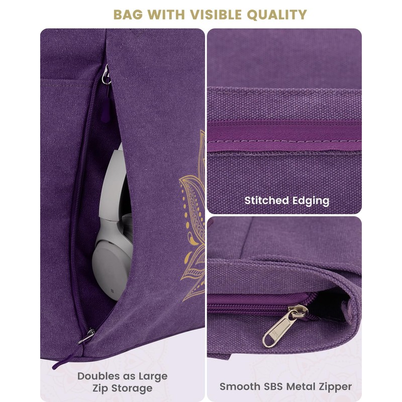 Gonex Yoga Mat Bag for Women with Zipper Mat Carrier