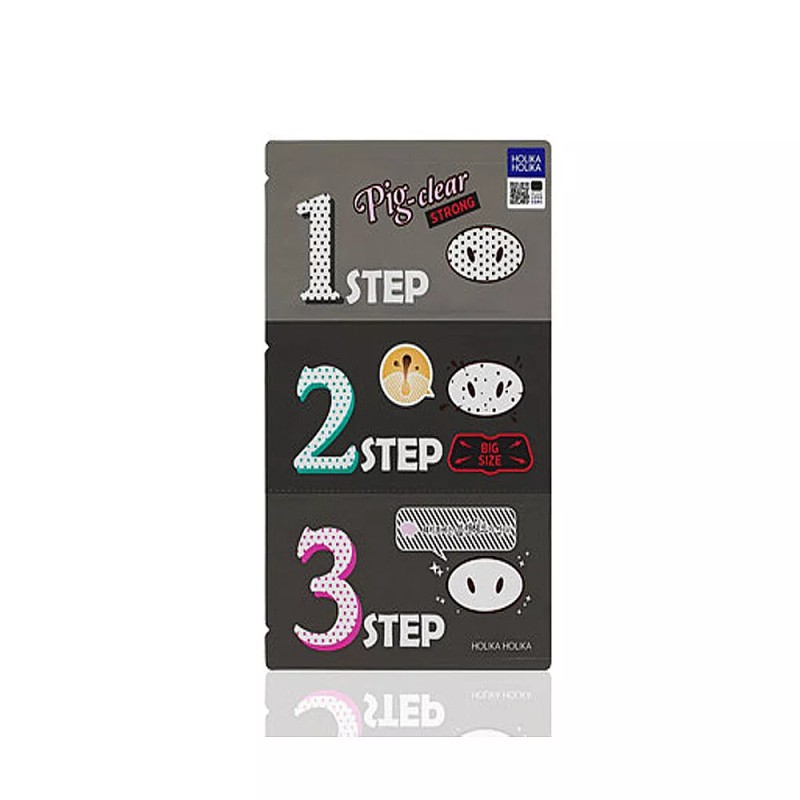Holika Holika Pig-nose Clear Black Head 3-step Kit Strong Ships