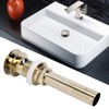 Pop Up Basin Drain Copper G1/4 Brushed Gold Corrosion Resistant