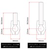 ジータレーシング(ZETA RACING) 大径バー用(28.6mm) アーマーハンドガード マウンティングキット ロング F5261(旧品番:ZE71-1613) ダートフリーク DIRTFREAK