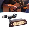 Soundhole Pickup Punching Free Acoustic Guitar Volume Tone Control Instrument