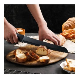 TICWELL 16 PCS Japanese Stainless Steel Non Slip With Block Chef Knife Set  - NEW IN BOX