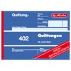 Herlitz 7876147 Receipt Pad 402, A6, 2x40 Pages, Carbonless Copying