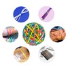 Eagle Rubber Band Ball, 170 Bands Per Ball, Assorted Colour