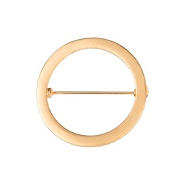 Generic Golden Circle Brooch - Women's Jewelry Accessory