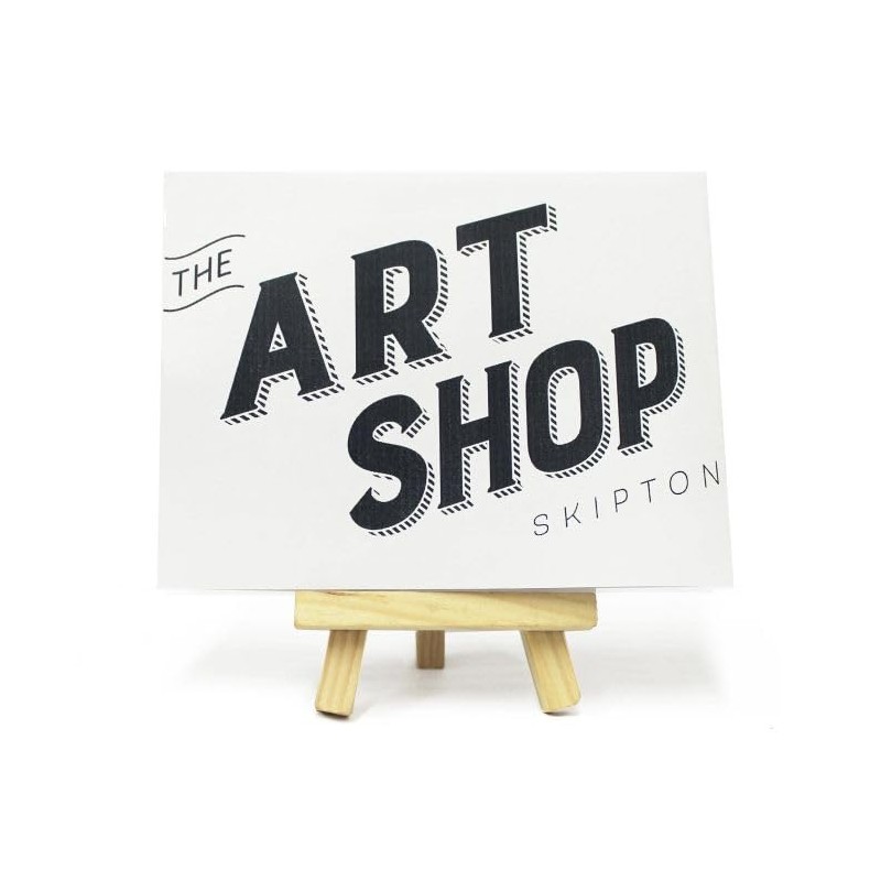 Studio 22 Mini Wooden Display Easel for Signs, Art, Painting,