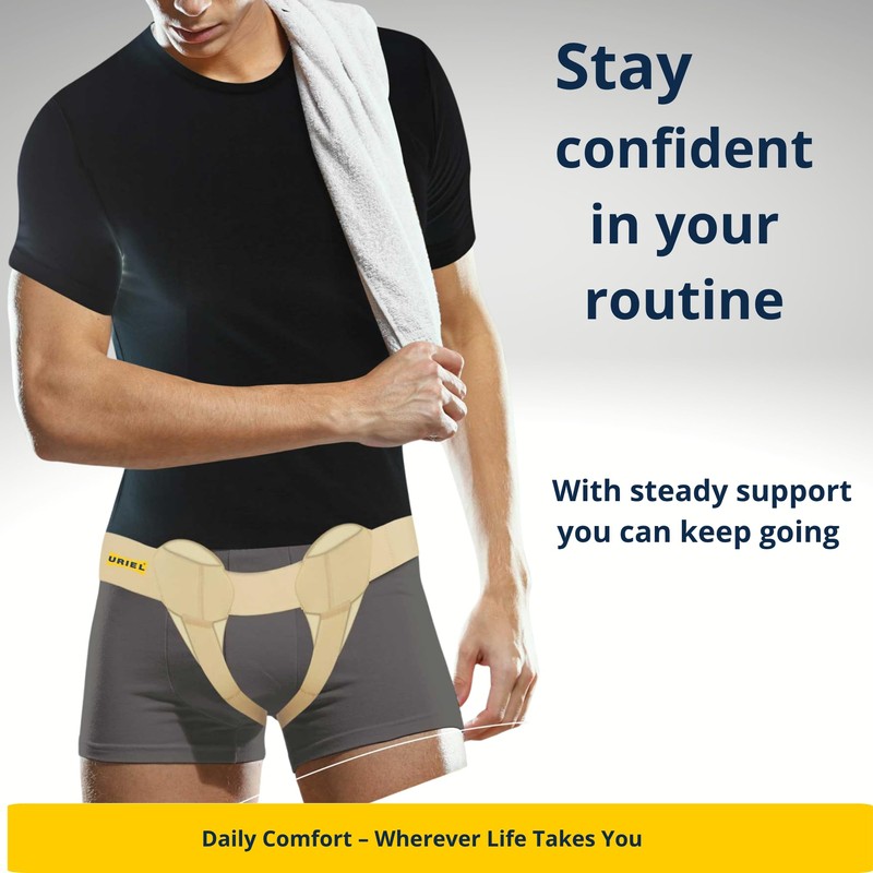 URIEL Double Sided Hernia Belts for Men - Inguinal Hernia