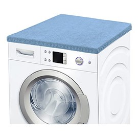 Ladeheid Washing Machine Cover Terry Cloth Cover 50 x 60 cm (Blue)