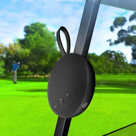 VANPEUSO Magnetic Bluetooth Speaker 6W HiFi Sound with TF Card Playback, Built-in Mic, BT5.3, TWS Pairing, IPX6 Waterproof, Wireless Floatable Speaker for Golf Cart & Worksite