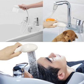 3.28FT Sink Spray Hose,Portable Sink Hose Faucet Sprayer, Shampoo Sprayer Handheld Hose Faucet Shower Head Spray Hose for Bathing Baby,Pets,Washing Hair,Rinsing Vegetables,
