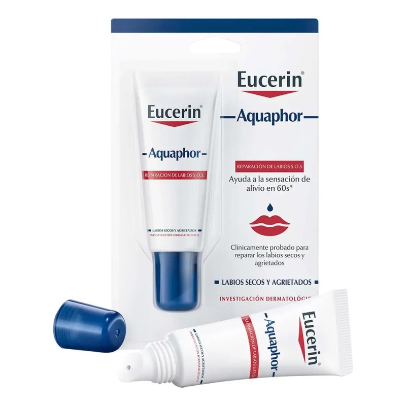 Protector Labial Eucerin Reparador Aquaphor Sos 9.5g/10ml