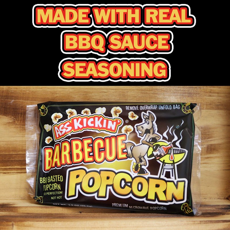 ASS KICKIN' BBQ Microwave Popcorn - 6 Pack - Ultimate