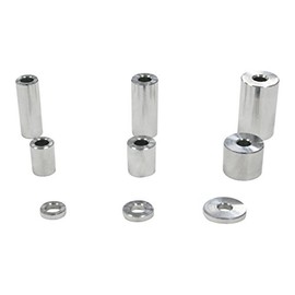 NTB AS62-18-20 General Purpose Aluminum Spacer, Inner Diameter: 0.2 x Outer Diameter: 0.7 x 0.8 inches (18 x 20 mm),