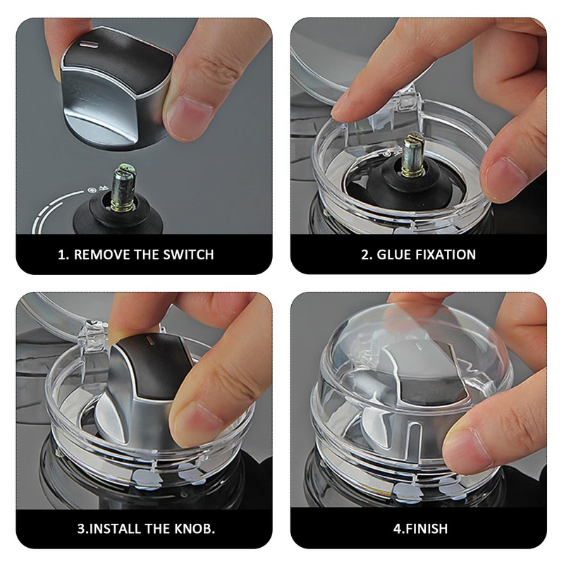 4 Pieces Gas Stove Button Protector Cover, Cooker Switch Protector