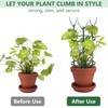 12 Pack Monstera Plant Support & Plant Cage Support Rings,Stackable