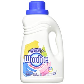 Woolite Clean & Care Liquid Laundry Detergent, 2x33 Loads, 2x50oz, Regular& HE Washer, Gentle Cycle, sparkling falls scent,packaging may vary