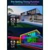 Cedarine 105FT Continuous RGB+IC Outdoor Led Strip Lights Waterproof with