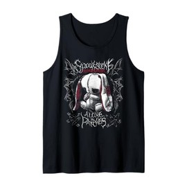 "Alone In Patches" Emo Bunny Voodoo Doll Alt Goth Tank Top