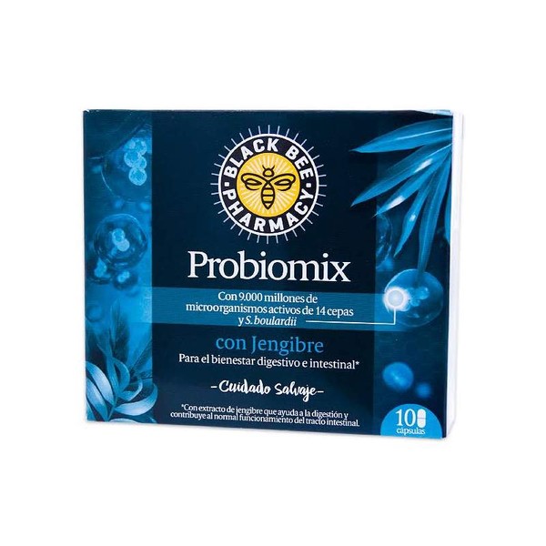 Black Bee Probiomix With Ginger 10 Capsules