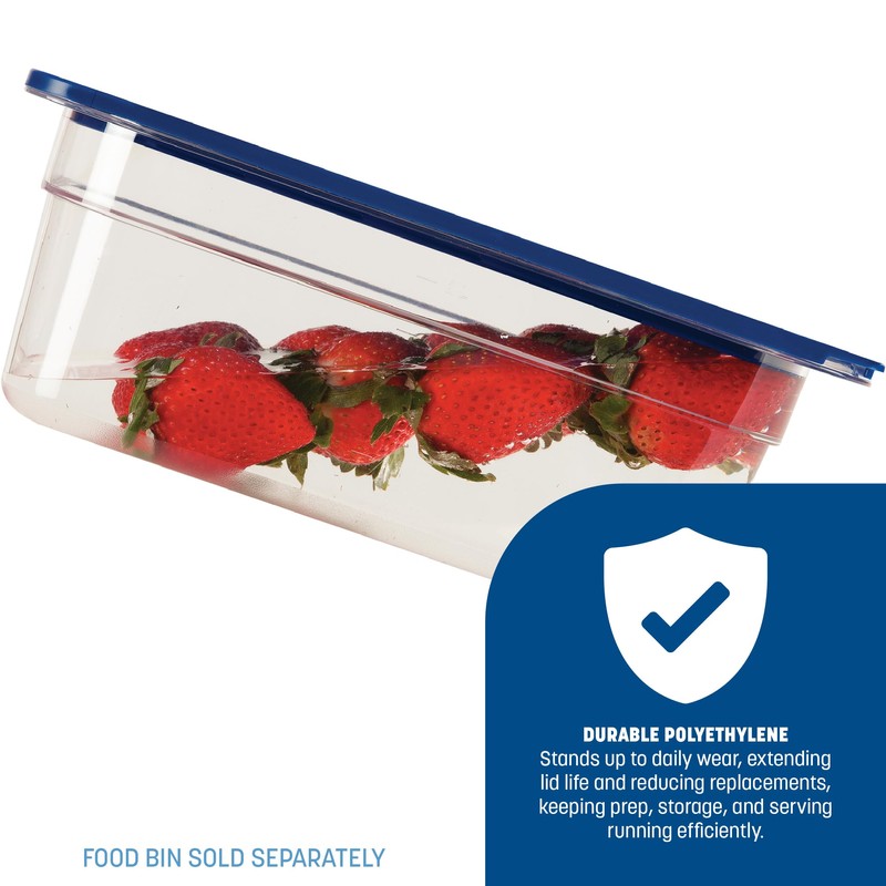 Carlisle FoodService Products 3058260 Smart Lids Sixth Size Polyethylene Lid,
