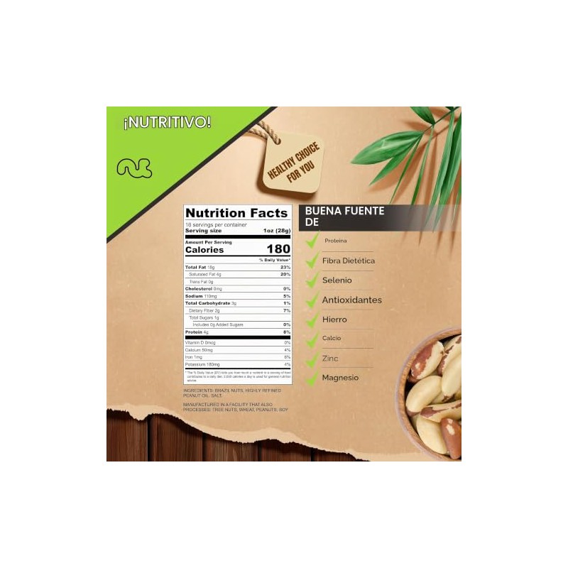 Nut Cravings Brasil Nueces tostadas y saladas Parant