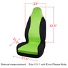 sourcingmap High Back Bucket Auto Car Seat Cover,Polyester, Green