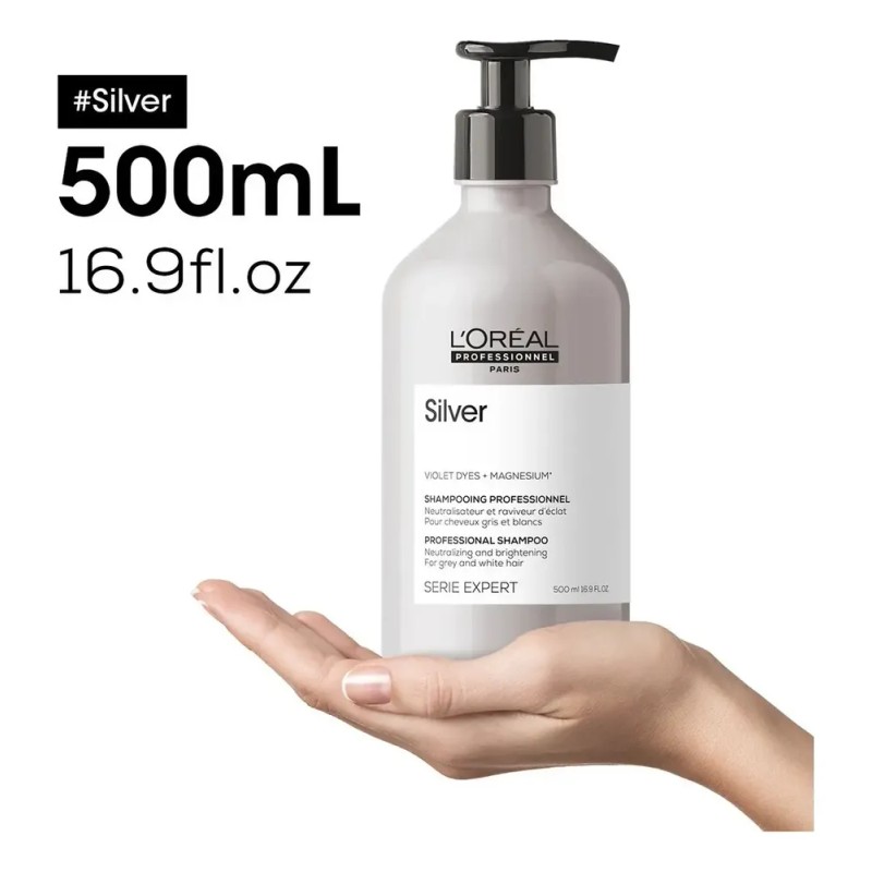 Shampoo Cuidado Canas L'Oréal Professionnel Silver 500ml