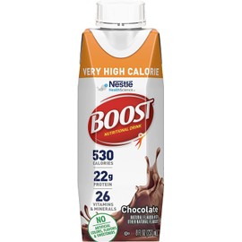 Boost Very High Calorie Nutritional Drink, No Artificial Colors or Sweeteners (Chocolate, 8 Fl Oz (Pack of 24))