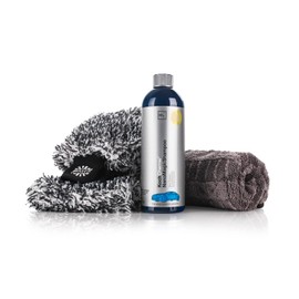 The Rag Company - 4-Piece Premium Essential Car Wash Kit - Includes Famous Gauntlet Drying Towel, Cyclone Wash Mitt + Wash Pad, and Premium NanoMagic Car Shampoo
