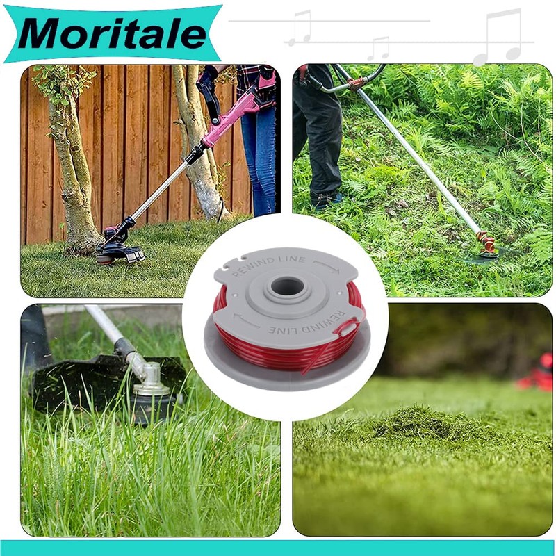 Moritale Thread Spools for Gardena 5306-20 Art 8844 8845 TurboTrimmer