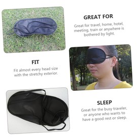 Outanaya 6Pcs Sleep Eye Mask Comfortable Eye Cover with Elastic Strap Light Blocking Blindfold for Travel Meditation Yoga Suitable for All Head