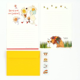 Coco-chan RYS-965 Greeting Life Letter Set, March, Yellow