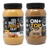 2 Pack Crema De Cacahuate Natural Whey Iso Cacao Crunchy