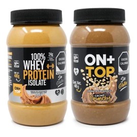 2 Pack Crema De Cacahuate Natural Whey Iso  Cacao Crunchy                                                                                             