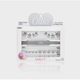 1 Eyelash N Mix PICK Olio No Glue Eyelash Multipack 6 Types L-Shaped Tweezer / 1 속눈썹엔믹스PICK 올리오 노글루 속눈썹 멀티팩 6종 L자 트위저
