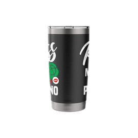 Kiss My Pallino | Funny Italian Bocce Ball Player Pun Stainless Steel Insulated Tumbler