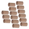 15pcs Essential Oil Car Diffuser Round Shape Simple Compact Walnut