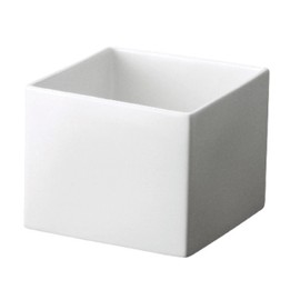 LIVING TALK TFL016OW Vase, White, 2.6 x 2.6 x 2.2 inches (6.5 x 6.5 x 5.5 cm)