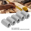 20PCS Hex Coupling Nuts 304 Stainless Steel Long Fine Thread