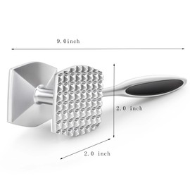 Aliglow Meat Tenderizer Hammer Tool Pounder For Tenderizing Steak Beef Poultry