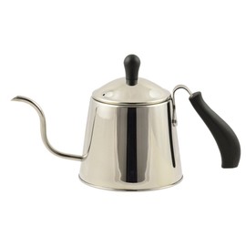 Pearl Metal HB-2922 Coffee Drip Pot Kettle, 0.4 gal (1.1 L), Induction Compatible, Stainless Steel, Phantom Make