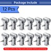 12 Pcs End Rail Clamps - 1-5/8" T Pipe Clamp