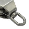 Stainless Steel Double Pulley Block 32MM (Wheel Swivel Eye Rope)