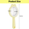 Rongon Handheld Magnifying Glass, 4X Adult Reading Magnifiers, 60mm Small