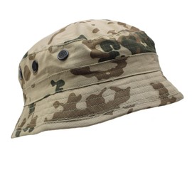 German Army Style Bucket Cap Tacgear Boonie hat Flecktarn Camouflage Ripstop (Medium)