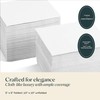 200 Linen-Feel Beverage Napkins - Disposable Cocktail Napkins, Made In