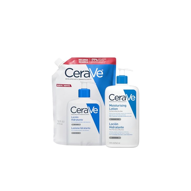 CeraVe Refill Loción Hidratante 16oz | Piel Normal a Seca